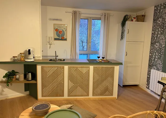 Cosy F2- Centre & Abbaye Apartamento